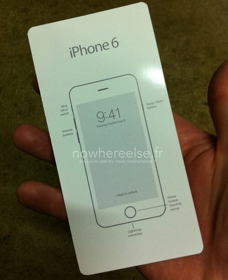 เผยภาพคู่มือการใช้งาน iPhone 6 ระบุชัด ย้ายปุ่ม Power มาไว้ด้านข้าง พร้อมเปิดตัว 9 กันยายนนี้