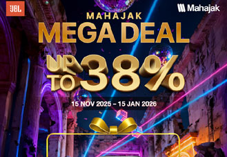 JBL PartyBox ลดใหญ่ท้ายปี สูงสุด 38% พร้อมไมค์ลอยและของแถมเพียบในแคมเปญ MAHAJAK MEGA DEAL 2025