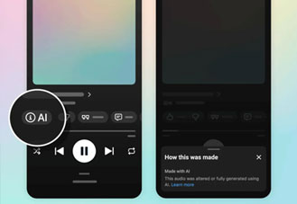 YouTube Music เริ่มติดป้าย Made with AI บนเพลงที่สร้างด้วย AI ทั้งดนตรีและเสียงร้อง พร้อมขยายไปยัง YouTube