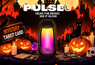 JBL Pulse 6 จัดโปรฮาโลวีน เปิดไพ่ลุ้นรับส่วนลด 600 บาท พร้อมของรางวัล 2031 ต.ค. นี้