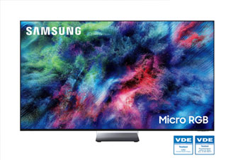 Samsung Micro RGB TV คว้ารับรอง VDE ด้านถนอมสายตาและไม่รบกวนนาฬิกาชีวิต