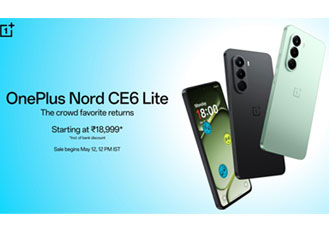 OnePlus Nord CE6 Lite เปิดตัวแล้ว! แบตใหญ่ 7,000mAh จอ 144Hz ชิป Dimensity 7400 Apex ราคาเริ่มราว 7,158 บาท