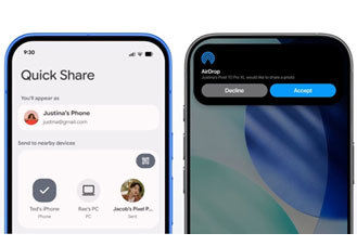 มือถือ Android หลายรุ่นเตรียมรองรับ AirDrop ผ่าน Quick Share แชร์ไฟล์ไป iPhone ได้ง่ายขึ้น