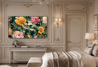 Samsung เปิดตัว The Frame ทีวี 4K QLED สำหรับโรงแรม พร้อม AI Wallpaper และ Live Translate