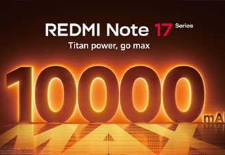 Redmi Note 17 Pro Max เตรียมเปิดตัว 27 สิงหาคม ชูแบต 10,000 mAh ชาร์จไว 100W