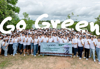 OPPO สานต่อ Go Green ร่วม กลัฟ-คณาวุฒิ ปลูกต้นไม้ ฟื้นฟูระบบนิเวศเพื่ออนาคตยั่งยืน