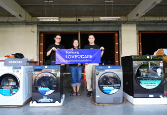 Samsung ช่วยลูกค้าผู้ประสบภัยน้ำท่วม ฟรีค่าแรงตรวจเช็ก-ซ่อมเครื่อง พร้อมลดค่าอะไหล่สูงสุด 30%