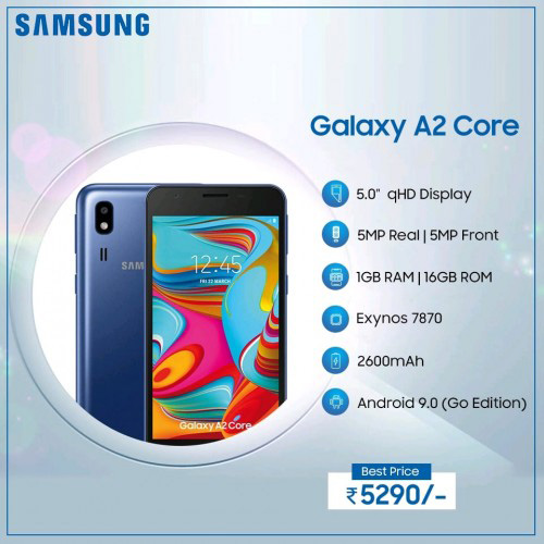 galaxy a2 core price
