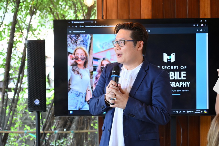 HONOR partners with Jaymart to open AI Portrait Workshop, teaching beautiful photo taking techniques with Khun Kaew from Mobile Photography :: Thaimobilecenter.com