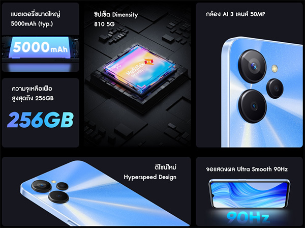 realme 10T 5G 8GB+256GB