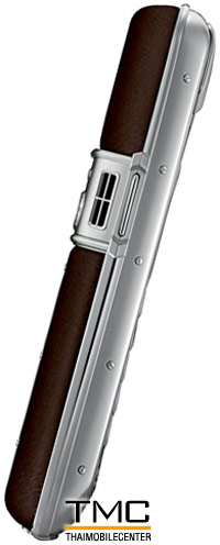 Vertu Constellation Satin Steel Dark Brown Leather