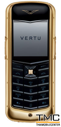 Vertu Constellation Yellow Gold Black Leather