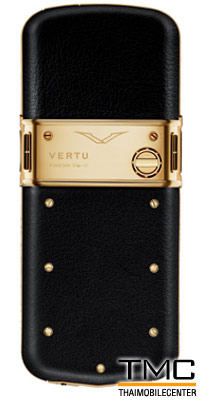 Vertu Constellation Yellow Gold Black Leather
