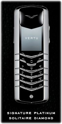 Vertu Signature Platinum Solitaire Diamond